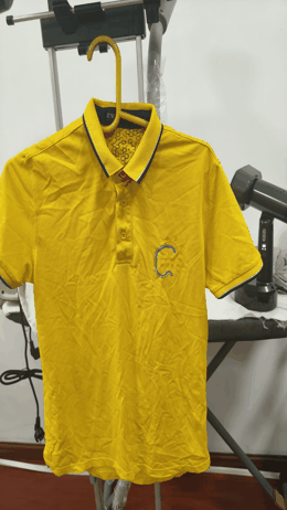 Shirt wrinkle removal demo